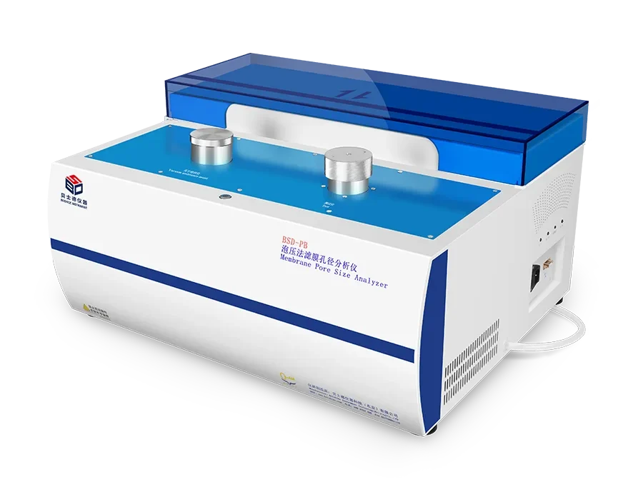 BSD-PBL Membrán Pórusméret Analizátor (Folyadék-Folyadék Módszer)